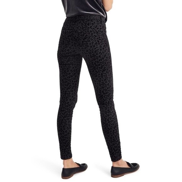 Madewell Mid Rise Leopard Print Skinny Jeans 27 NWT - Picture 2 of 8